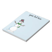 Bloc-note Bonhomme de neige (Tourné)