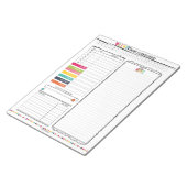 Bloc-note Bonjour planificateur : Comptabilité de revenus et (Incliné)