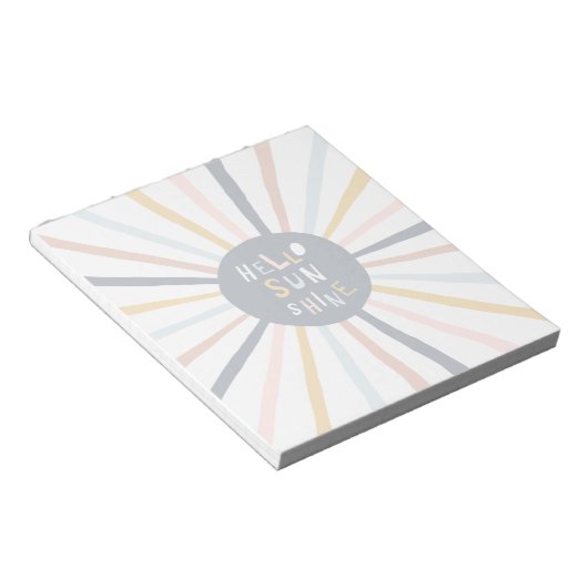 Bloc-note Bonjour Sunshine (Incliné)