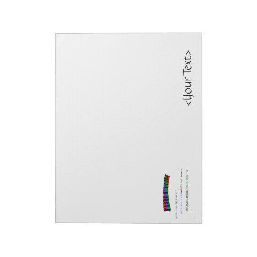 Bloc-note Bonjour World geek saluant Java (Tourné)