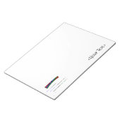 Bloc-note Bonjour World geek saluant Java (Incliné)