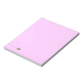 Bloc-note Bonne abeille positive en amour dessin animé rose (Tourné)