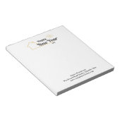 Bloc-note Bonne Année | Budget promotionnel pour l'immobilie (Incliné)