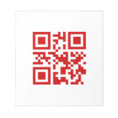 Bloc-note Bonne année ! — Code QR (Devant)