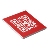 Bloc-note Bonne année ! — Code QR (Incliné)
