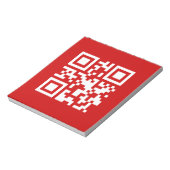 Bloc-note Bonne année ! — Code QR (Tourné)