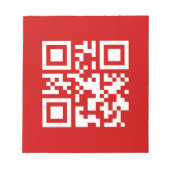 Bloc-note Bonne année ! — Code QR (Devant)