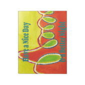 Bloc-note Bonne journée et meilleure nuit avec gratitude (Tourné)