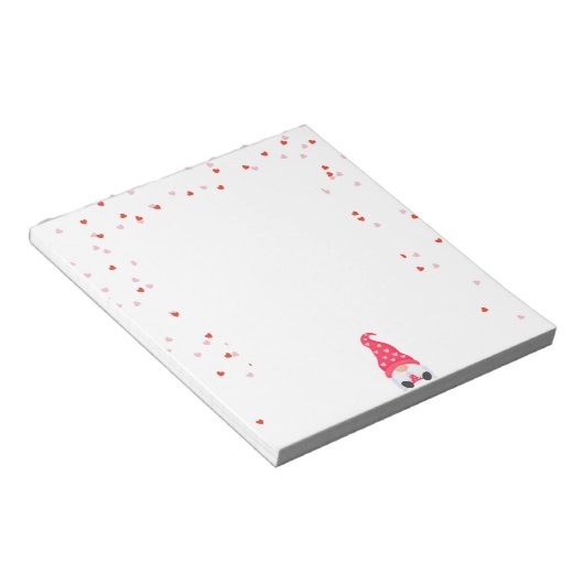 Bloc-note Bonne Saint Valentin Gnome (Incliné)