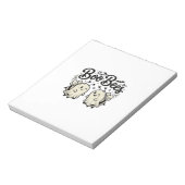Bloc-note Boo Bees Modèle de abeille fantôme Halloween vinta (Tourné)