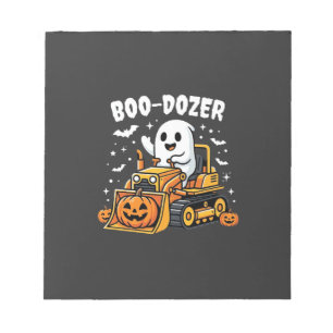 Bloc-note Boo Dozer Halloween Ghost Bulldozer_1