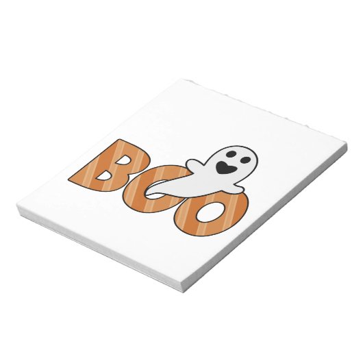 Bloc-note BOO Halloween Éffrayant (Tourné)