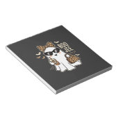 Bloc-note Boo Jee Cute Ghost Halloween Leopard Design_1 (Incliné)