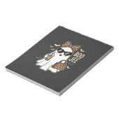 Bloc-note Boo Jee Cute Ghost Halloween Leopard Design_1 (Tourné)