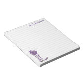Bloc-note Boot Lavender Personnalisé (Incliné)