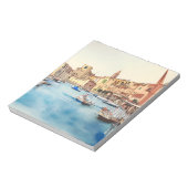 Bloc-note Bord De Mer Et Bateaux Dans Le Port, Italien (Tourné)