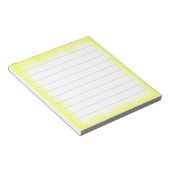 Bloc-note bord jaune (Incliné)