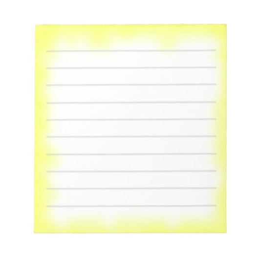 Bloc-note bord jaune (Devant)