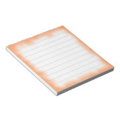 Bloc-note bord orange moyen (Incliné)