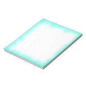 Bloc-note bord turquoise (Tourné)