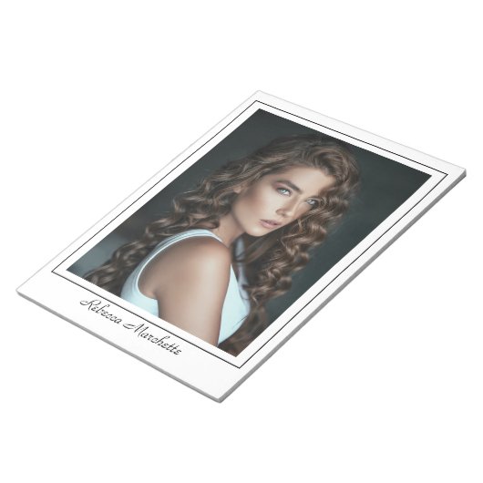 Bloc-note Borderline Actor Talent Photo Notepad (Incliné)