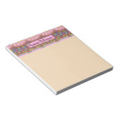 Bloc-note Bordure à galets, style victorien (Incliné)