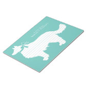 Bloc-note Bordure Collie Chien Chien Chien Puppy (Incliné)