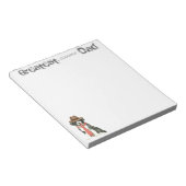 Bloc-note Bordure Collie Papa (Incliné)