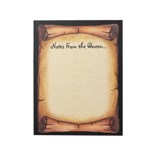 Bloc-note Bordure de défilement (Tourné)