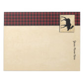 Bloc-note Bordure noire Moose Red (Devant)