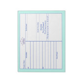 Bloc-note Bordures roses Lilac Crown (Tourné)