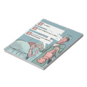 Bloc-note Born To Tweet Funny Cartoon (Tourné)