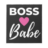 Bloc-note Boss Babe (Devant)