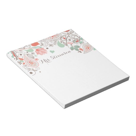 Bloc-note Botaniques Whimsical (Incliné)