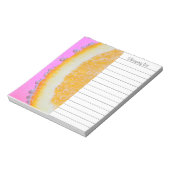 Bloc-note Bouche juteuse d'orange (Tourné)