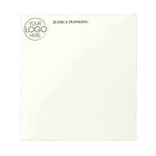 Bloc-note Bouffon de logo simple pour les affaires personnel