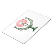 Bloc-note Bougie de Noël traditionnelle (Incliné)