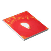 Bloc-note Bougie rouge, flamme, Bougie, Amour de Noël (Incliné)