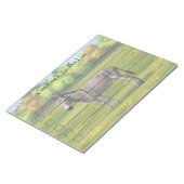 Bloc-note Bouillon Gris D'Âne Cute Dans Le Pâturage (Incliné)