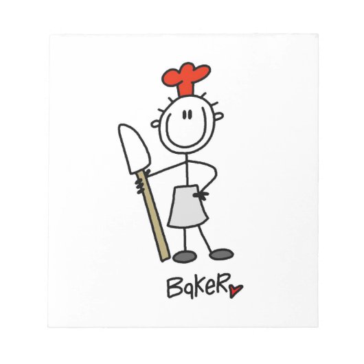 Bloc-note Boulanger avec Racloir (Devant)