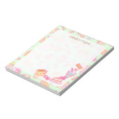 Bloc-note Boulangerie et boissons vertes (Tourné)