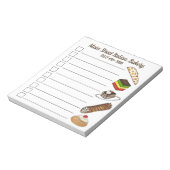 Bloc-note Boulangerie italienne Zeppole Cannoli Tiramisu Bis (Tourné)