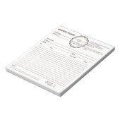 Bloc-note Boulangerie Whisk Commander (Tourné)