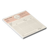 Bloc-note Boulangerie Whisk Formulaire de commande client (Incliné)