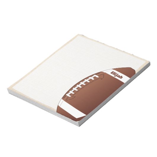 Bloc-note Boule de rugby (Tourné)