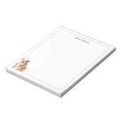 Bloc-note Bouledogue anglais gris Border (Tourné)