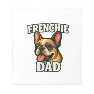 Bloc-note Bouledogue français avec papa FRENCHIE Texte pour