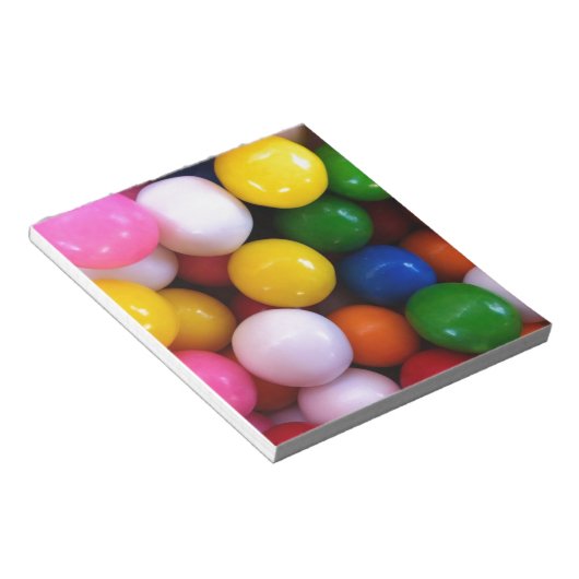 Bloc-note Boules de gomme arc-en-ciel (Incliné)