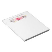 Bloc-note Bouquet d'aquarelle Pad concepteur personnalisé (Incliné)