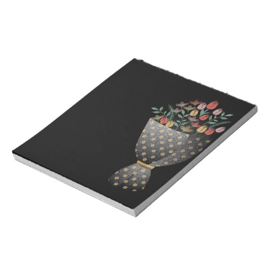 Bloc-note Bouquet de fleurs (Tourné)